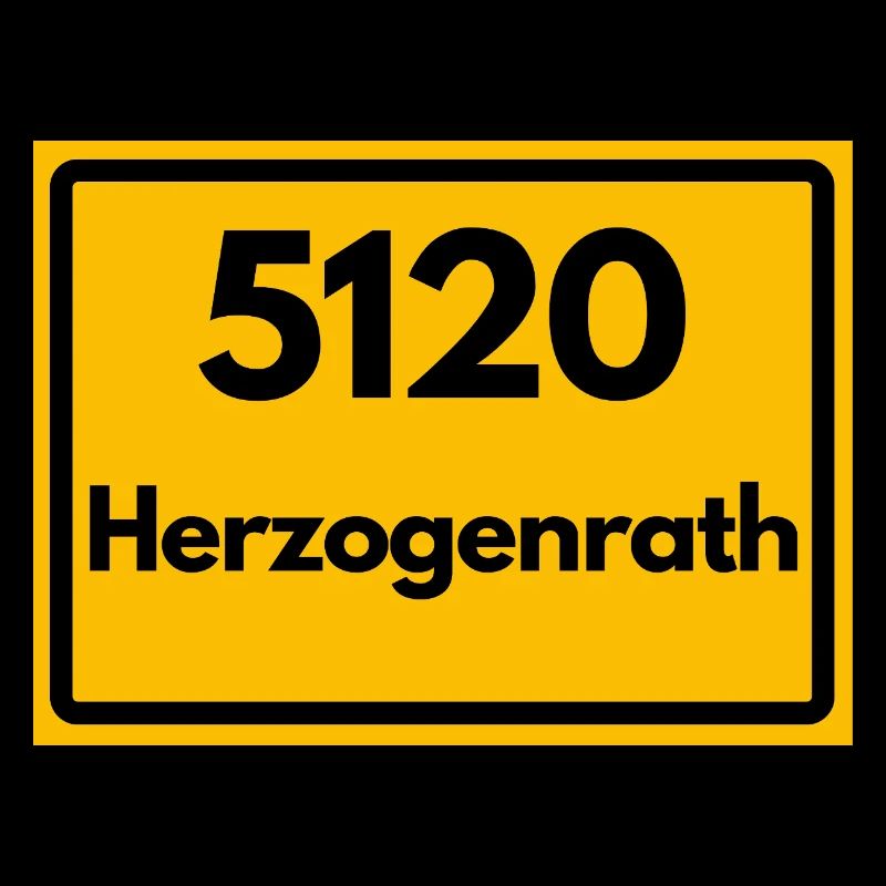 ALTE POSTLEITZAHL PLZ RETRO 5120 HERZOGENRATH