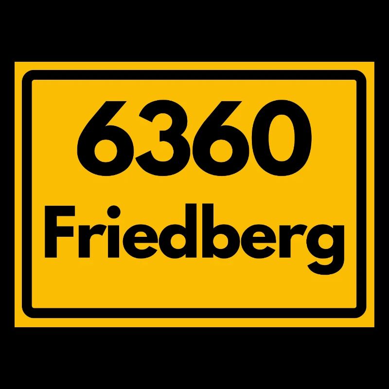 ANCIEN CODE POSTAL RÉTRO 6360 FRIEDBERG HEIMAT