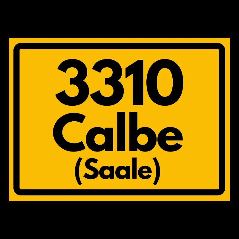 ANCIEN CODE POSTAL 3310 CALBE SAALE HEIMATSTOLZ