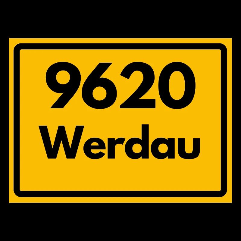 ALTE POSTLEITZAHL PLZ 9620 WERDAU SACHSEN OSTALGIE