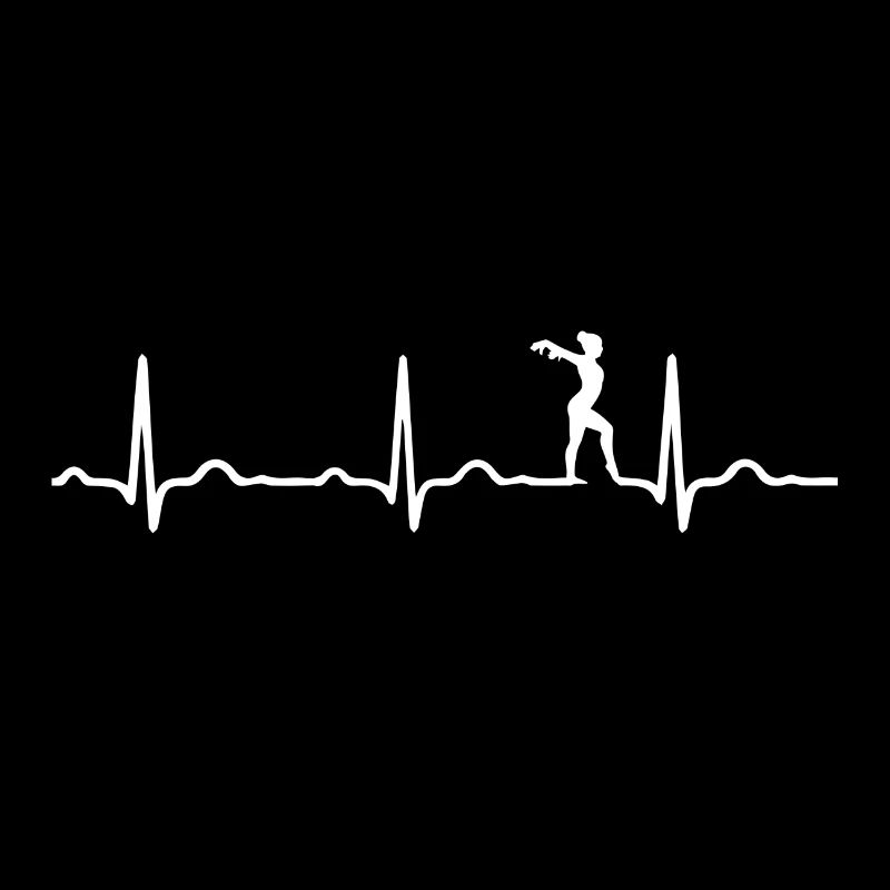 ECG HEARTBEAT BALLET Blanc