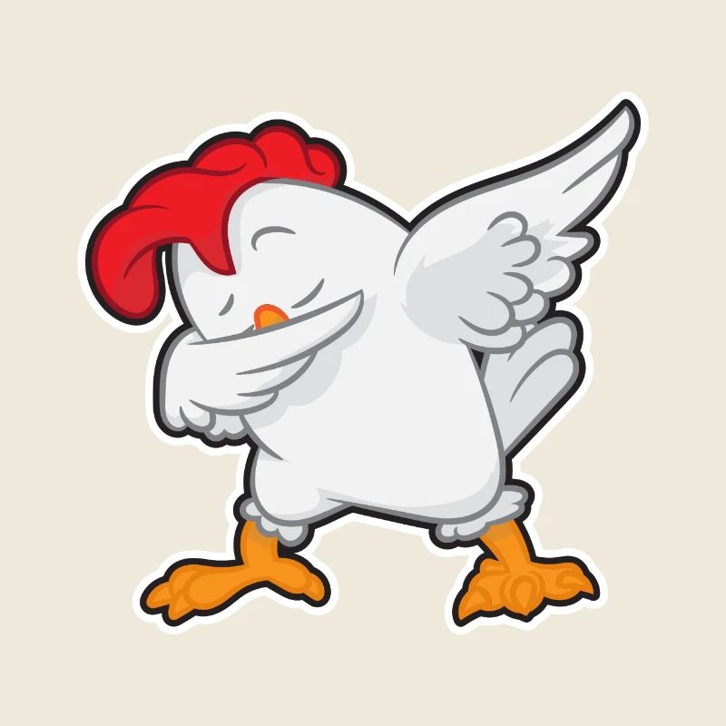 Dabbing Chicken - Dab Dancing Chicken - Chickens