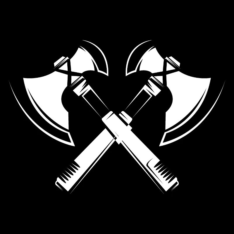 Viking Illustration axt wikinger symbol Grafik