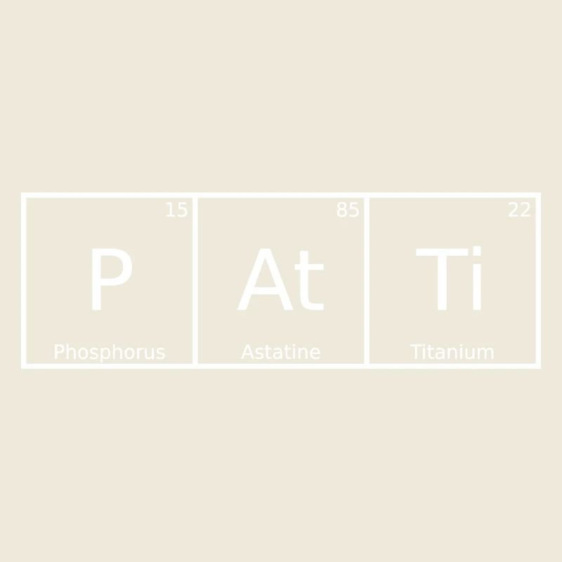 Patti Name First Name Chemistry Periodic Table Elements