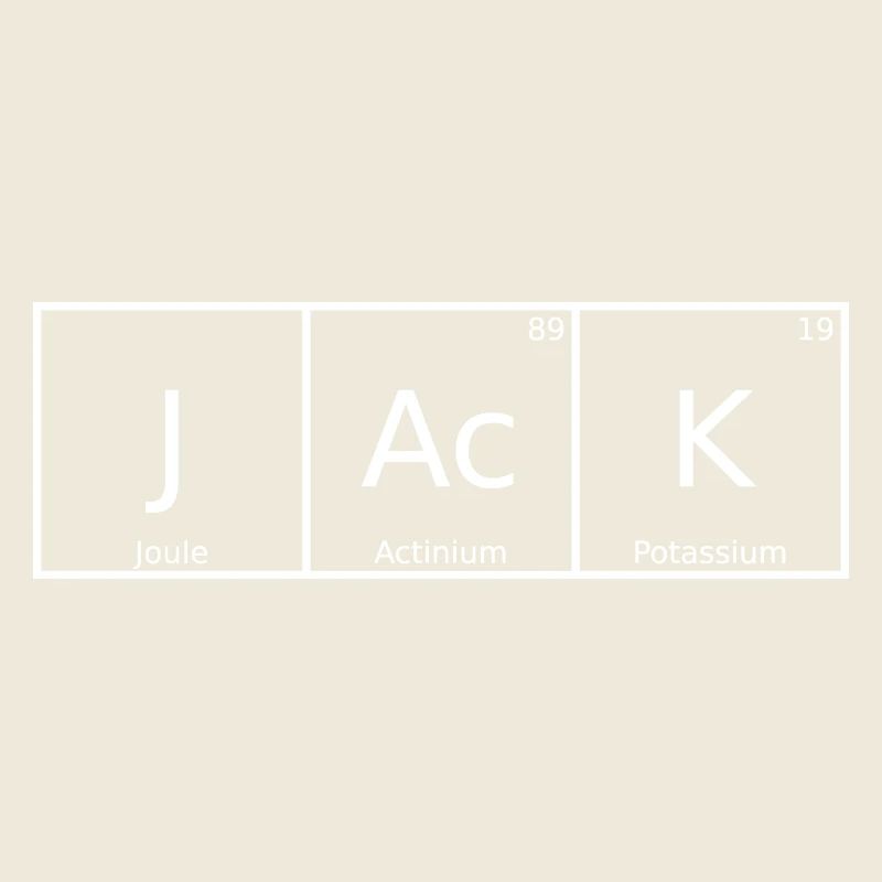 Jack Name First Name Chemistry Periodic Table Elements