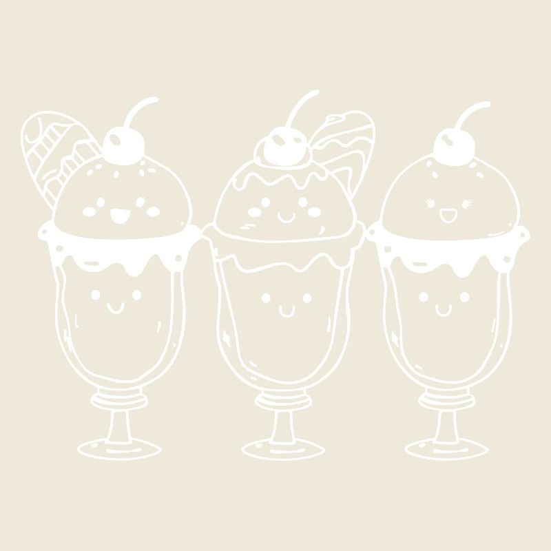 Eisbecher Comic Look
