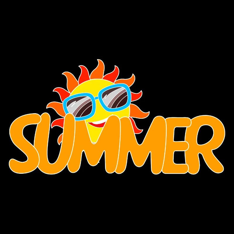 Sommer Sonne mit Cooler Brille