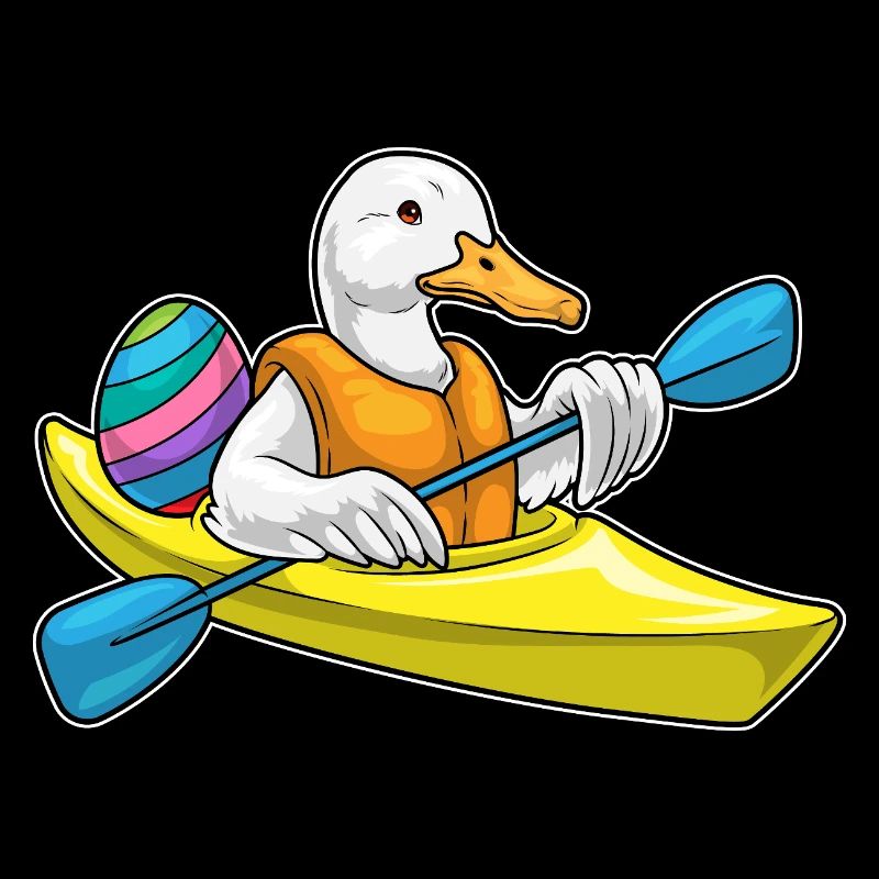 Kayak de Pâques canard