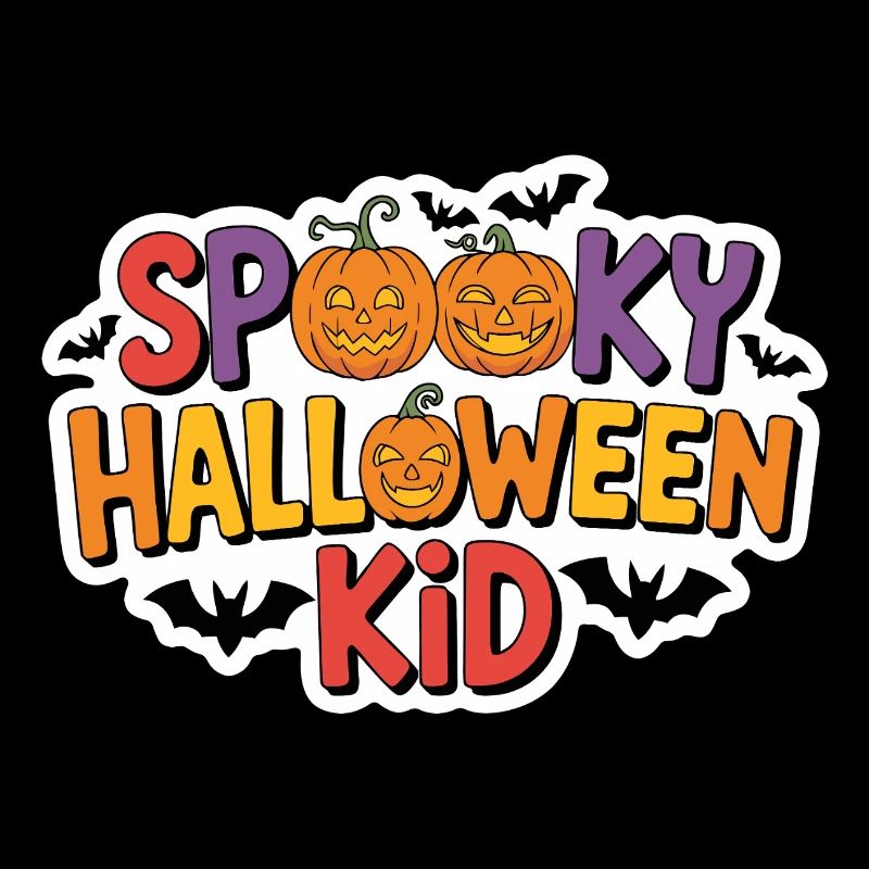 Spooky Halloween Kids Pumpkin
