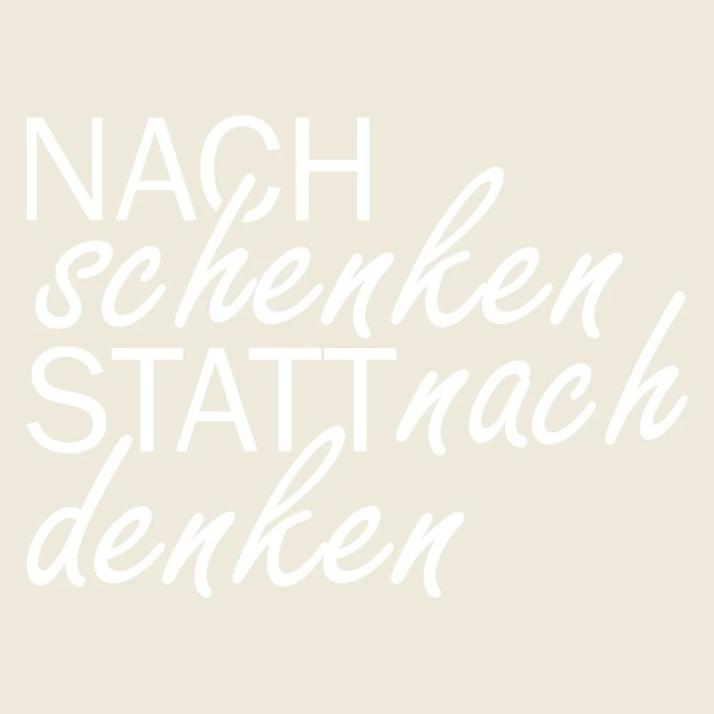 Refilling instead of thinking