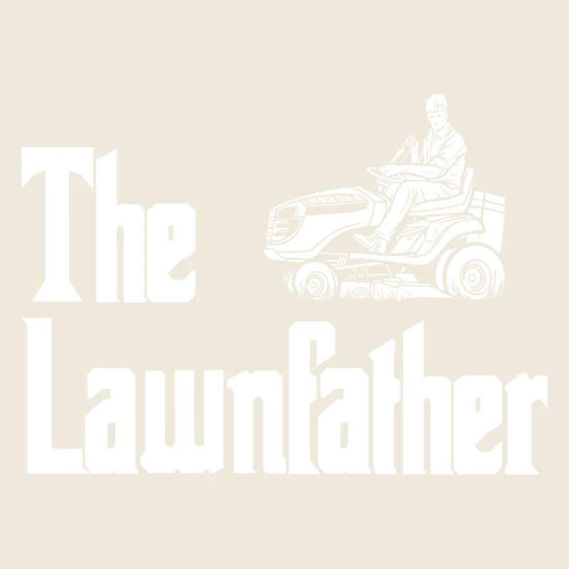 Graphisme de silhouette de tondeuse à gazon