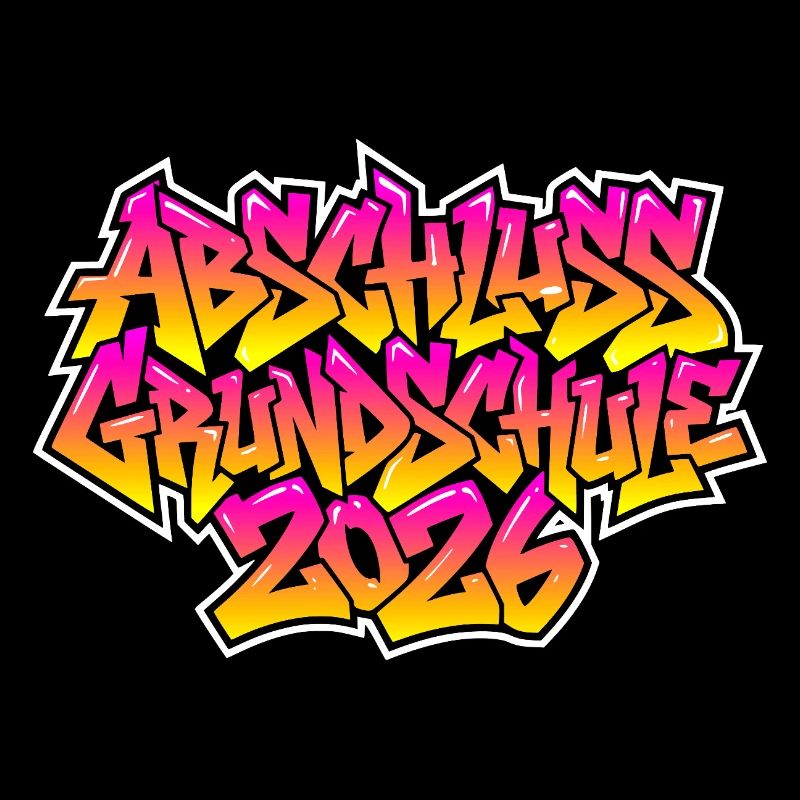 Grundschule Abschluss 2026 Graffiti