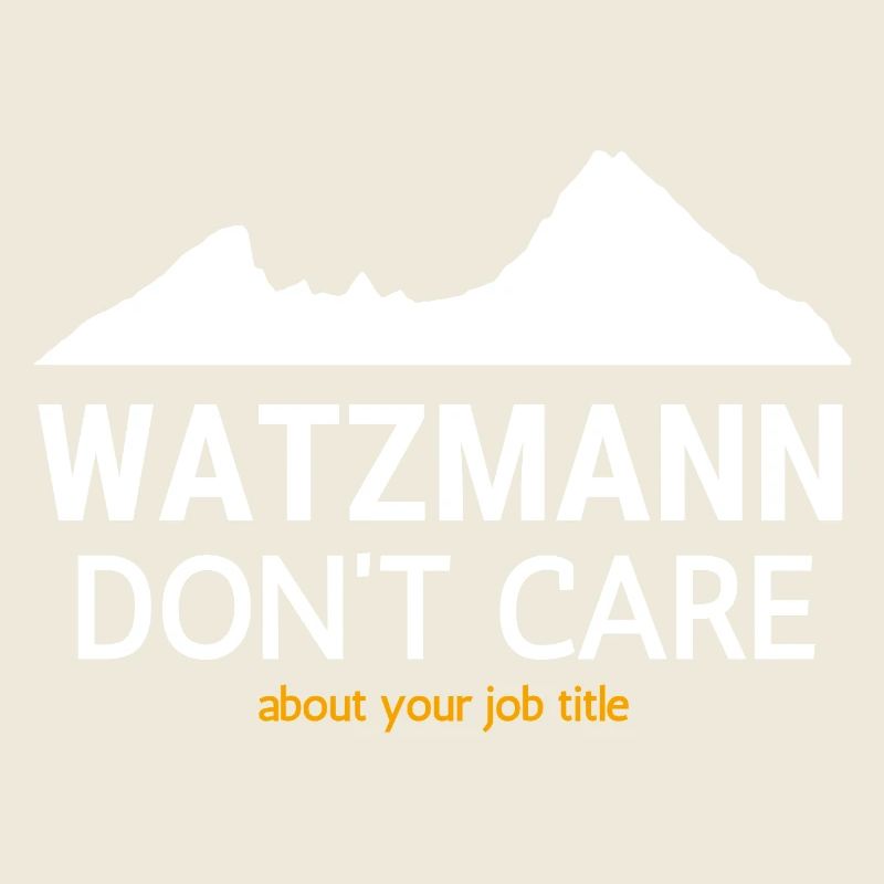 Titre de poste Watzmann Don’t Trust