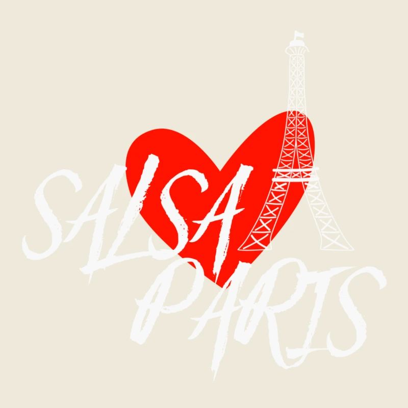 Salsa Paris white Danceshirt