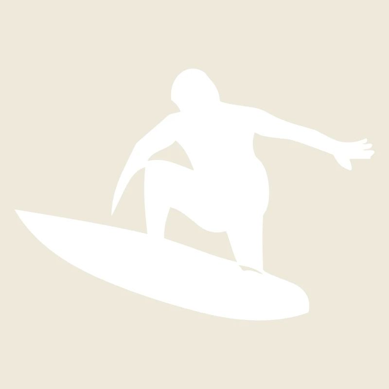 Surfeur avec planche de surf