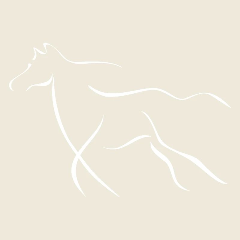Elegantes Pferd 