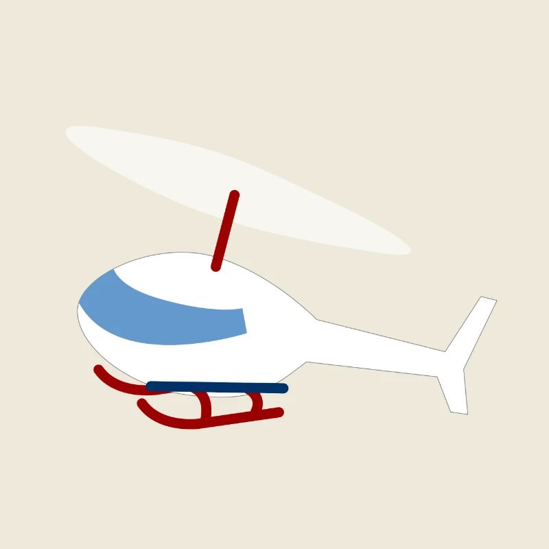 Hélicoptère blanc