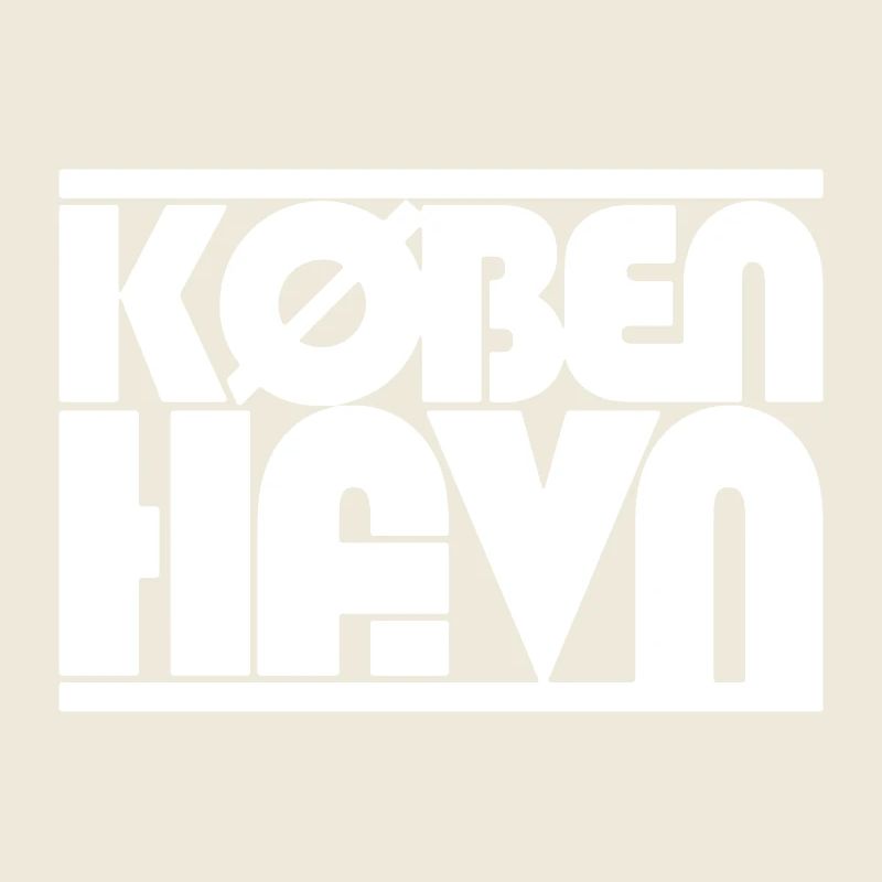 Copenhagen Danmark lettering design