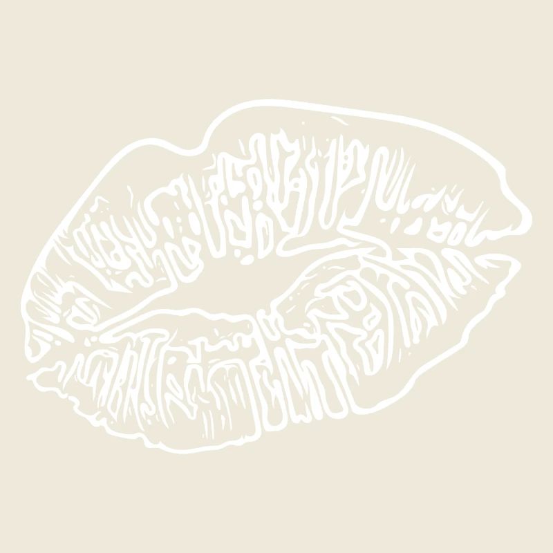 Rouge à lèvres Baiser bouche Saint-Valentin Baisers