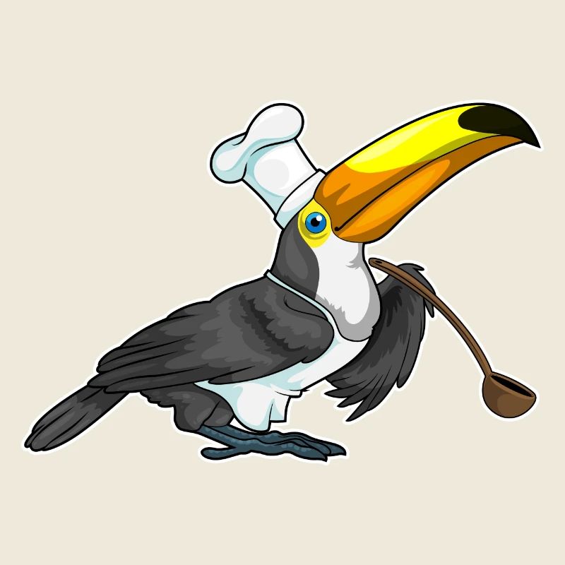 Tukan Koch Kochlöffel Kochen