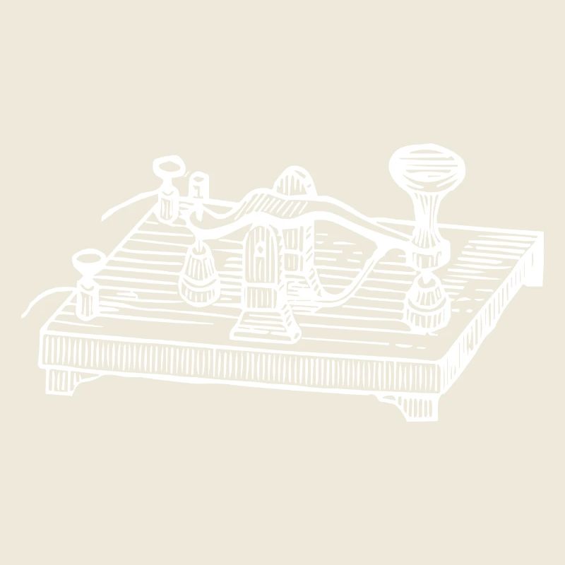 Vintage Morse Code Device, Retro Communication