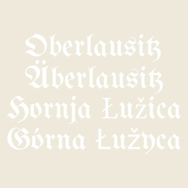 Oberlausitz Äberlausitz sorbisch Sorben