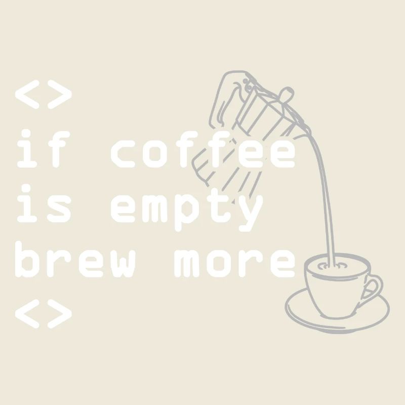 Coffee Code Saying More Brews