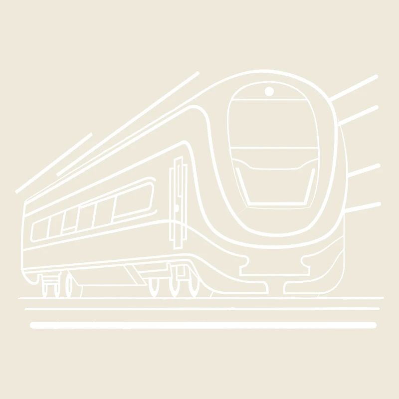 Look de bande dessinée de train