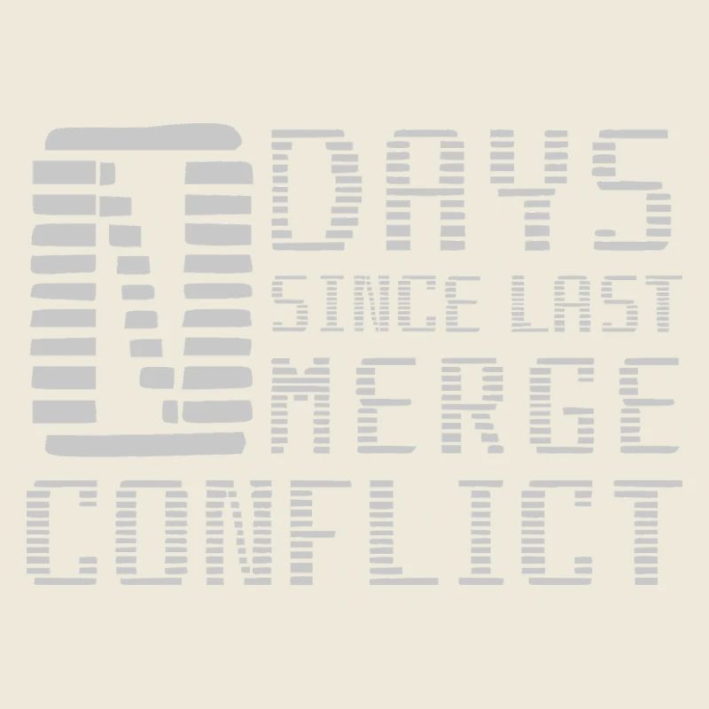 Merge Conflict Software Developer Entwickler geek
