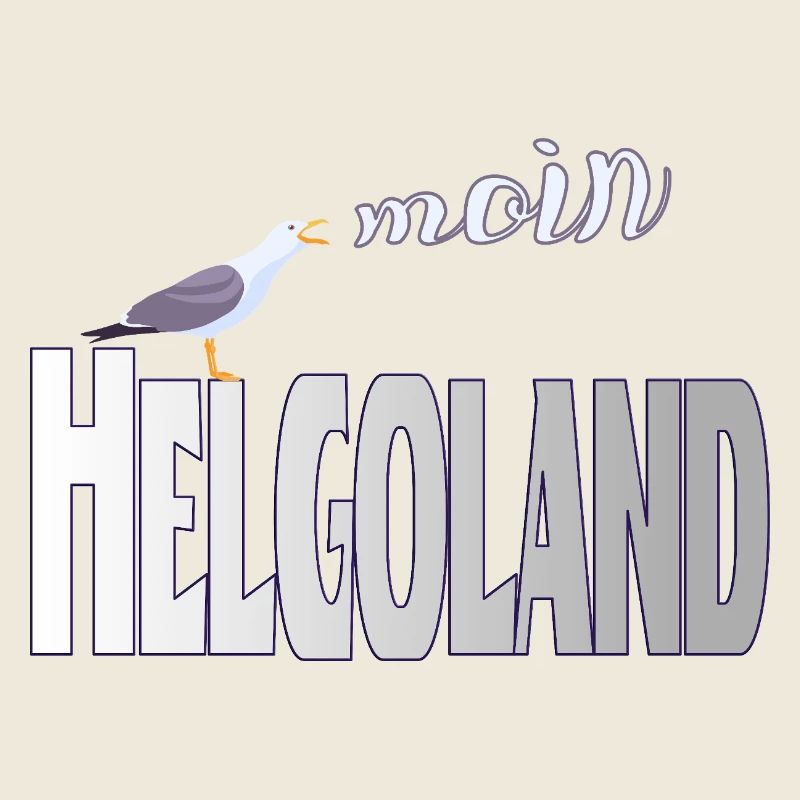 Helgoland Möwe & Moin Design