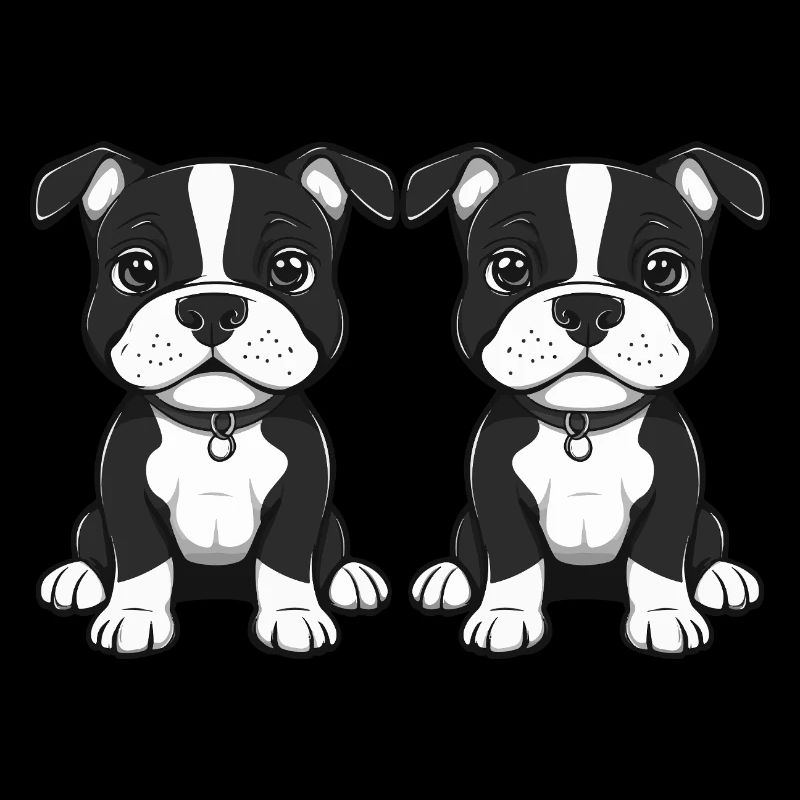 Pit Terrier Dog Comic