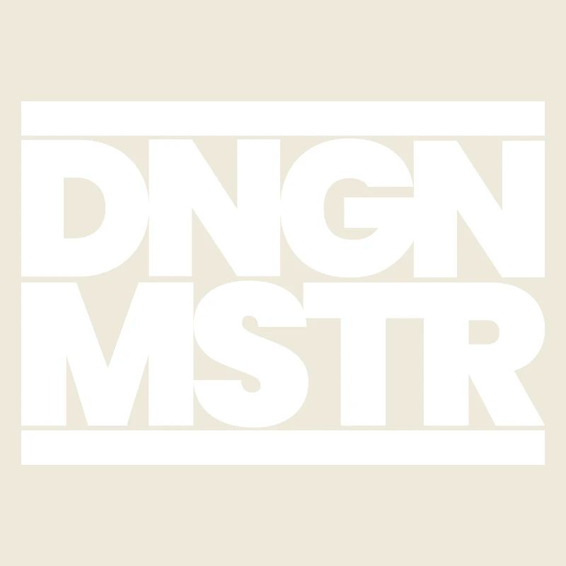 DNGN MSTR – RPG Game Master Design minimal Blanc