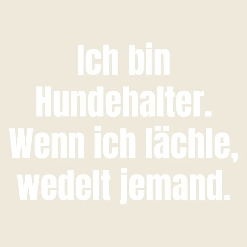 Propriétaire de chien souriant queue remuant