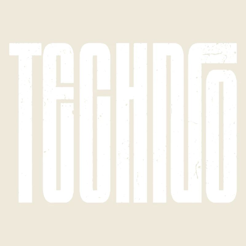Techno Bold Retro Typography