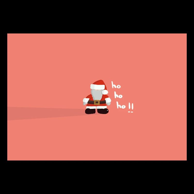 Weihnachtsmann Schattenwurf