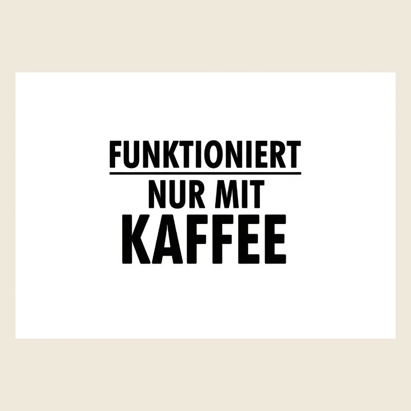 Works only with coffee