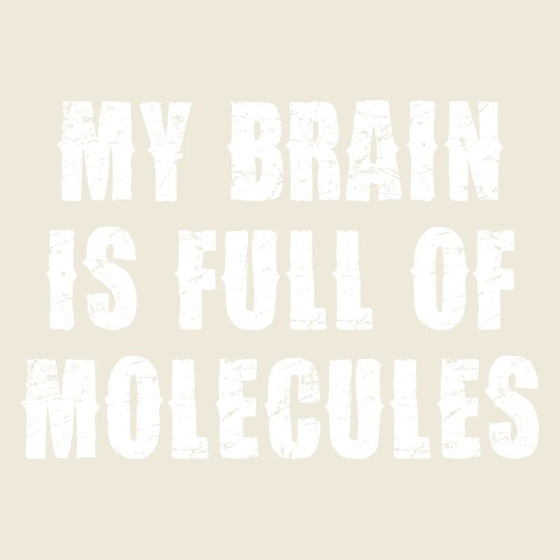 Brain full of molecules