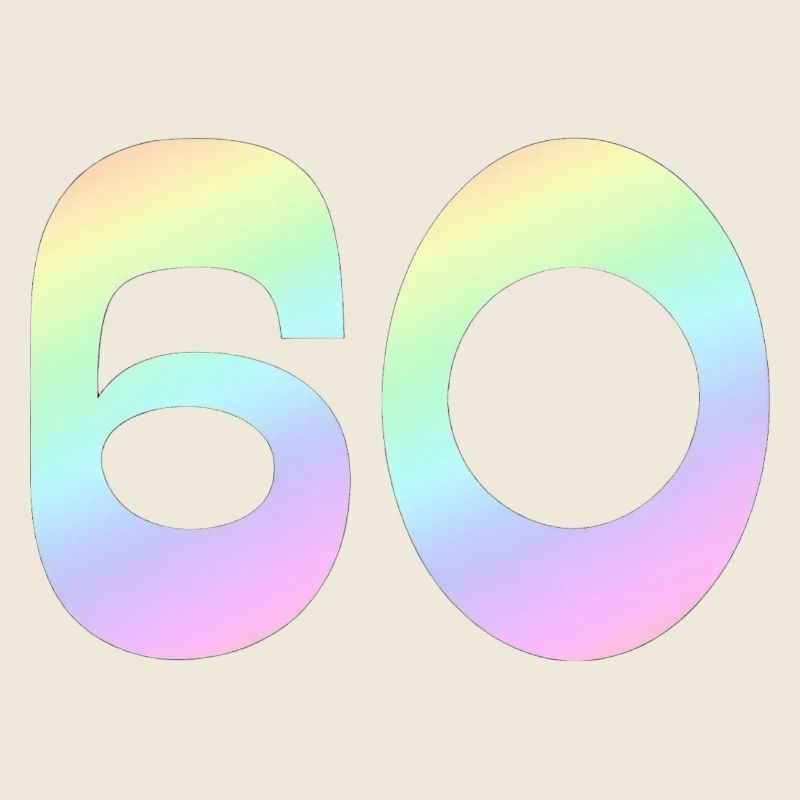 60, Gradient, Pastel