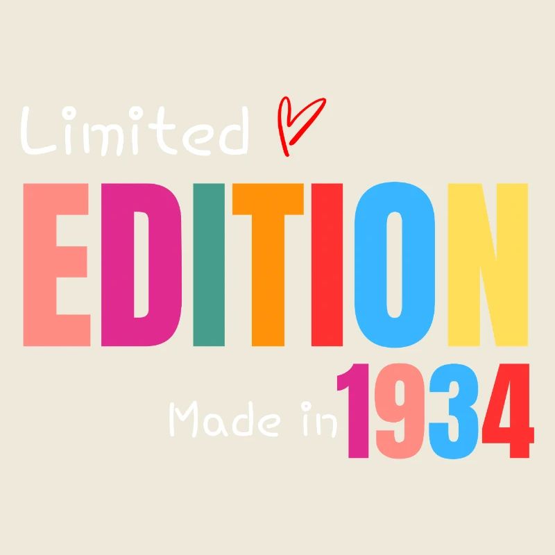 Limited edition Made in 1934