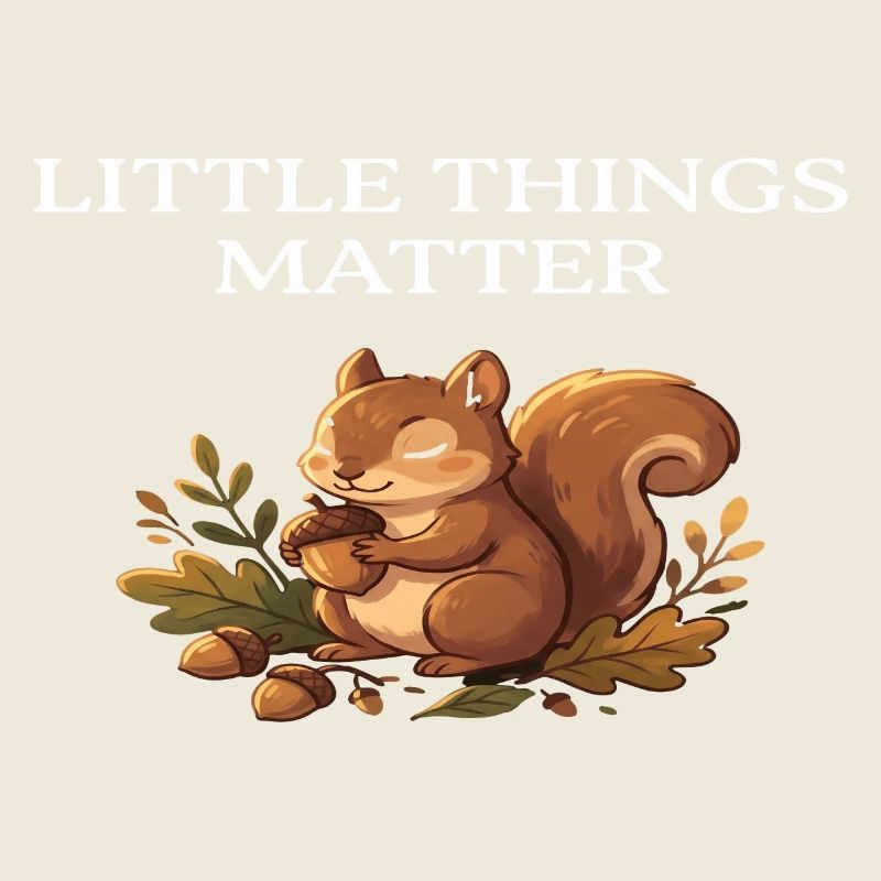 Little Things Matter Squirrel Cottagecore Farm