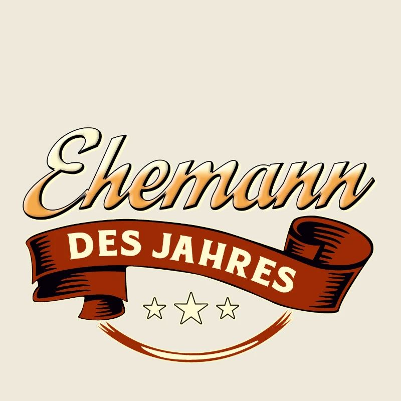 Ehemann des Jahres RAHMENLOS Geschenk