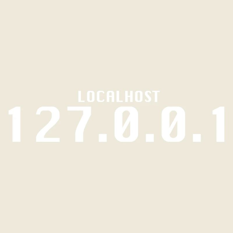 Localhost 127.0.0.1 No Place Like / Nerd Geek
