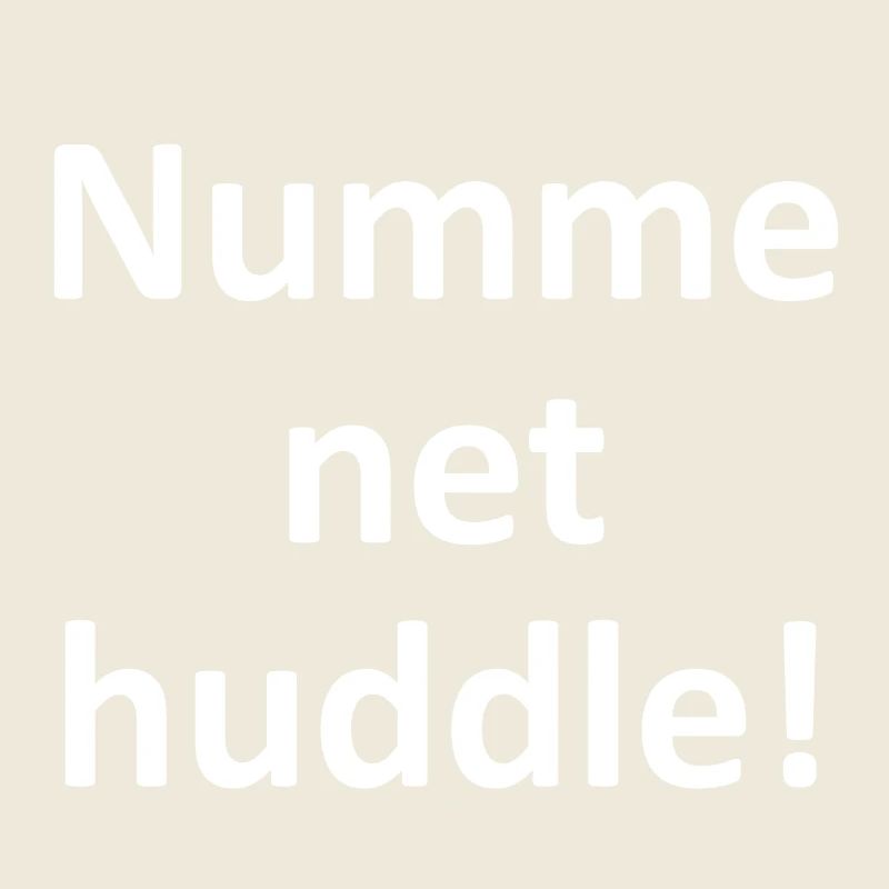 Numme net huddle ! Mauvaise idée de cadeau