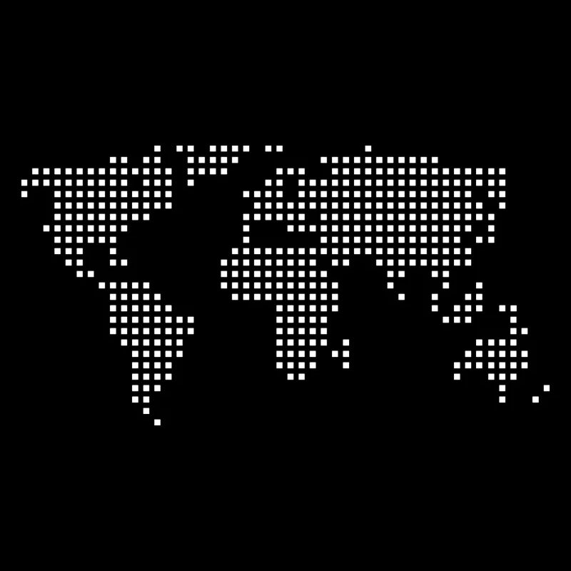 Pixel Carte du monde