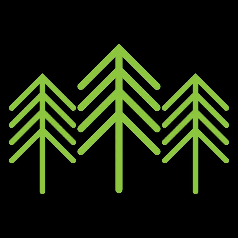 Tree Trees Symbol Forest Minimalism Green Icon