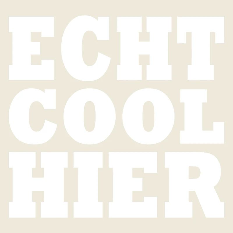 Echt cool hier