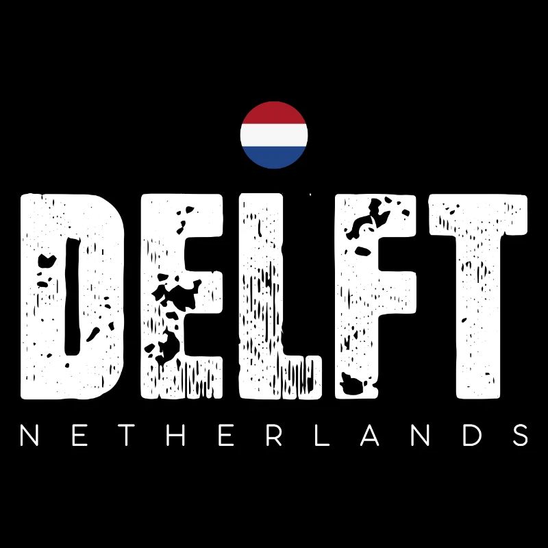Delft Distressed Wordmark