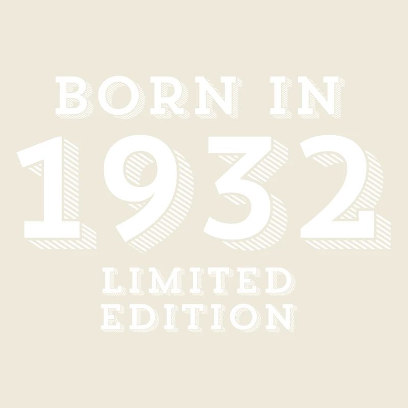 1932, année de naissance, date de naissance