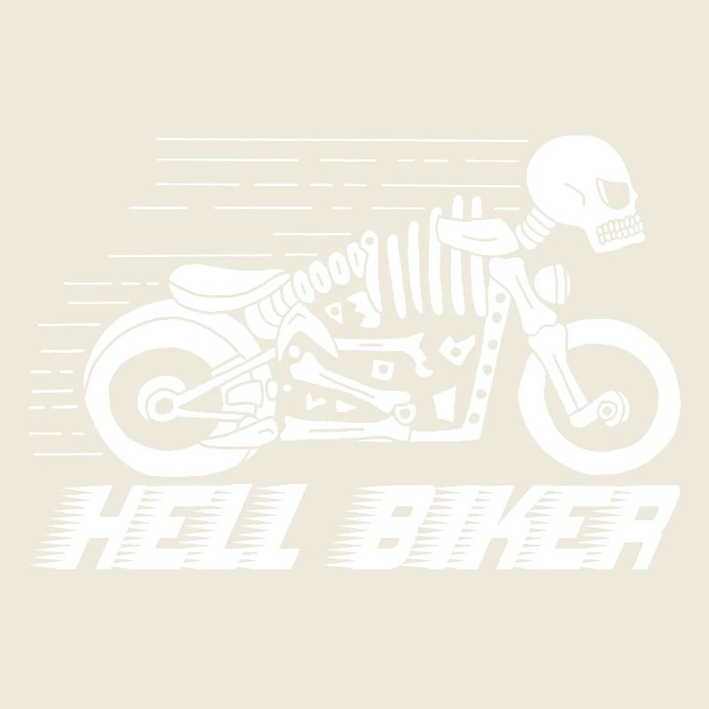 Motard squelette