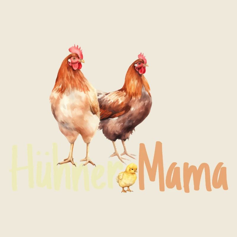 Hühner Mama Muttertag Mutterschaft Mama Elternteil